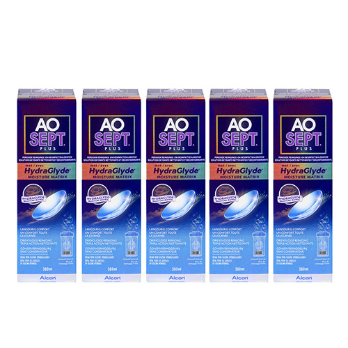 Aosept Plus HydraGlyde 5x360ml Aosept Plus HydraGlyde 5x360ml